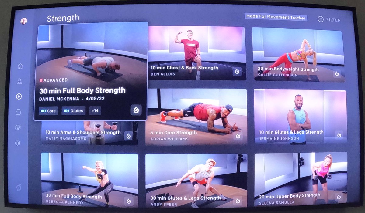 Peloton has unveiled a camera system that tracks your exercise movements and scores your classes - Peloton Guide. Review &amp; video of our try-out here:  bit.ly/3jdDtPk #Peloton #fitness #gym #workingfromhome #weightloss #ArtificialIntelligence