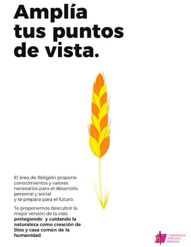 Nos sumamos a la campaña #yomeapuntoareligion  de <a href="/Confepiscopal/">ConferenciaEpiscopal</a> para fomentar la asignatura de Religión