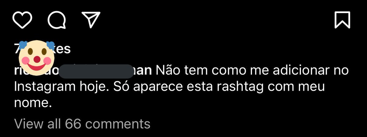 alinefortuna2's tweet photo. Poxa que pena 🤡 - talvez tenha sido suspenso porque não sabe escrever HASHTAG #Rashtag 😅 #hashtag #farsadaproxa @AnaCarolPecanha https://t.co/YfYlouBOp6