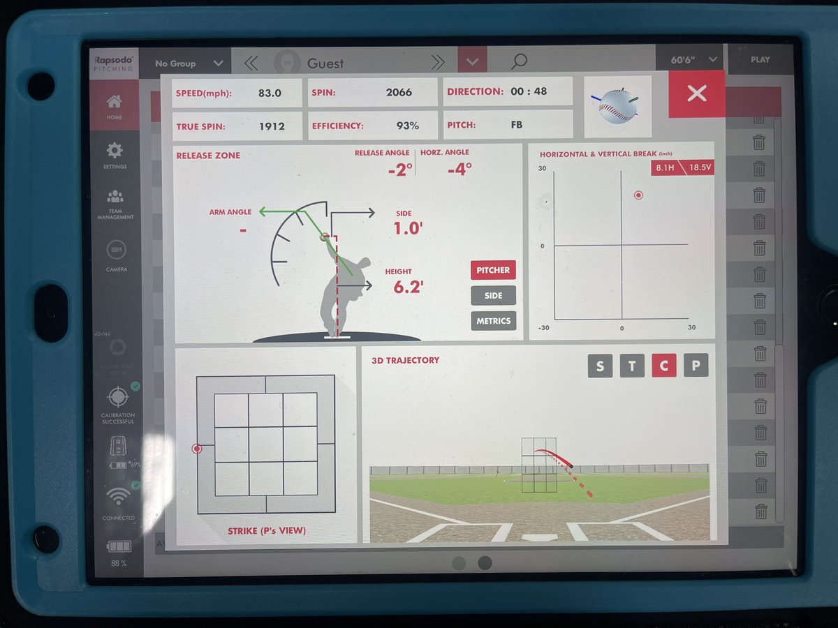 AaronTriplett88's tweet photo. PR today for @ZanderTriplett with @Braun_Miller @VeloSportsOhio I know #’s don’t mean much until you show it on the field. But this kid is a worker. Never stop trying to be better. 84 on the bump today. @PBROhioScout @PG_OhioValley @Coach_Chiero https://t.co/0Wamox89q5
