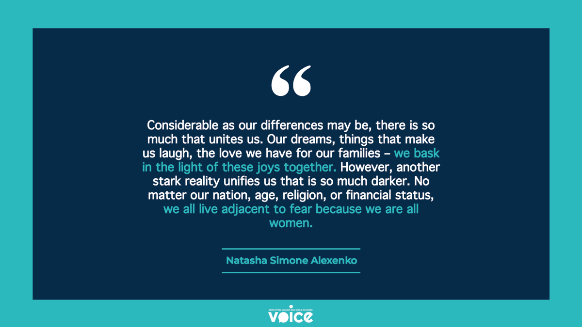 voicesamplified's tweet photo. VOICE’s US Program Advisor @NatashaSimone published her moving piece on isolation, trauma, hope and love. She reflects on a system that lauds power as a weapon and dismisses survivors of sexual violence. 
Read “Carrying the Burden Alone No More”: https://t.co/LLmCoWGsWv https://t.co/lh4F9K9sGe