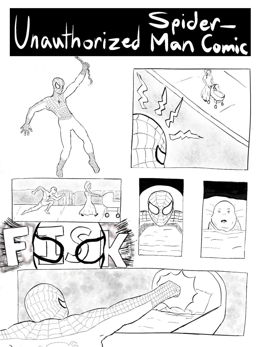 RT @AtonalAsterisk: Unauthorized Spider-man Comic https://t.co/BQQAmJwMM8