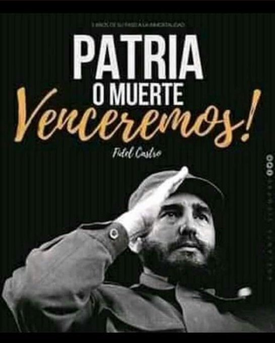 Pedro_ART20's tweet photo. Como en Girón, a la orden en la lucha contra el bloqueo, son tiempos de #PatriaOMuerte , #VivaLaRevolution #VamosConTodo #SegurosEnCuba https://t.co/SOM1L1GGjf