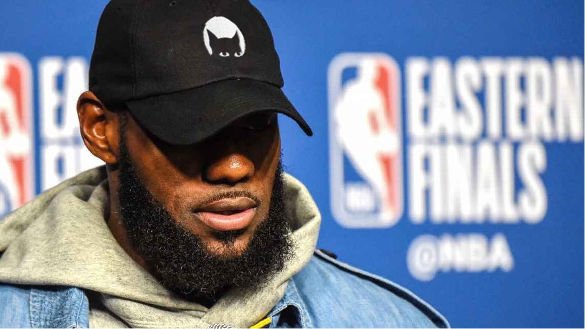 .<a href="/KingJames/">LeBron James</a> reppin #GangGang 👀 <a href="/GutterCatGang/">Gutter Cat Gang</a>