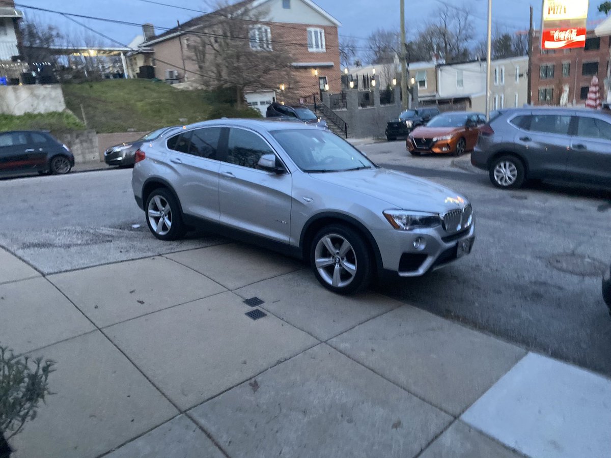 maggiemick22's tweet photo. @PhilaParking please help. Everyday this car parks here and blocks the accessibility of the ramped sidewalk. Corner of Dobson and Fisk in East Falls. Thank you https://t.co/IK2FmuJ65q