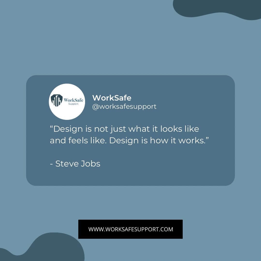 WorkSafeSupport's tweet image. Our #QOTD 🙌 #worksafesupport #worksafe #quoteoftheday