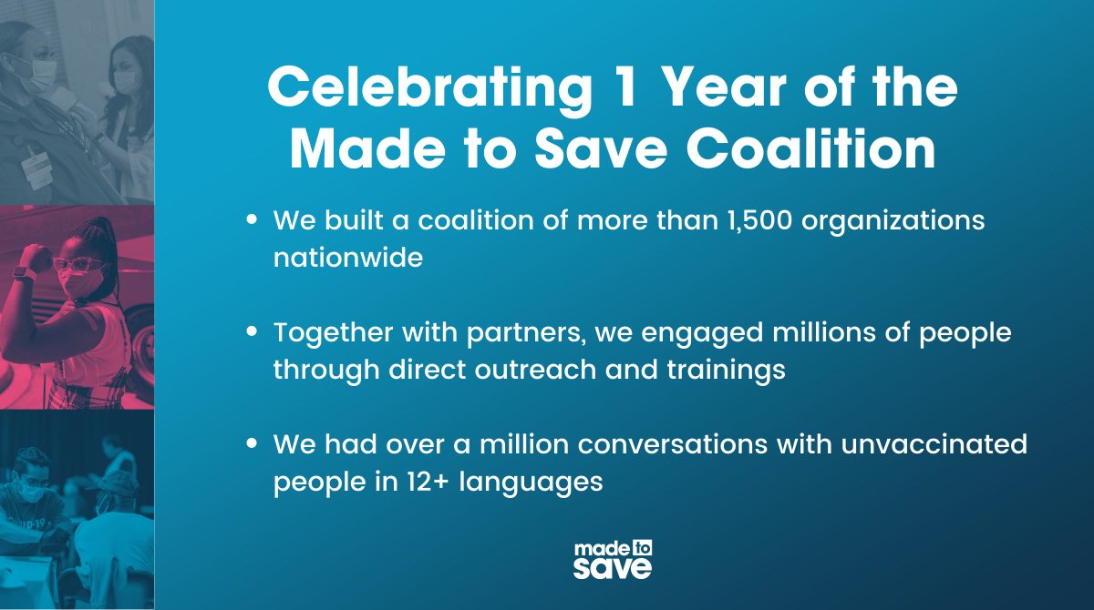 ItsMadeToSave's tweet photo. Today marks the 1 year anniversary since we officially launched the Made To Save campaign. We couldn't be prouder of the work our team and coalition have accomplished in the last year. Here are some highlights: https://t.co/scbH6tCLbF