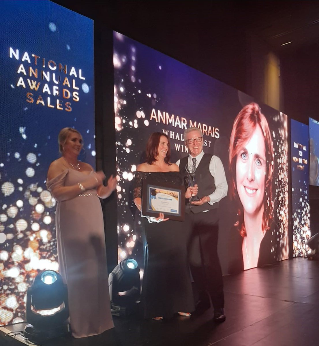 ChasEveritt's tweet photo. Congratulation to Anmar Marais from Whale Coast for winning the National Top Non Metro Agent award tonight. #chasawards #agentrecognition #chasfamily #realestate #getbrightonyourside #ChasGala2022 https://t.co/wLzGbRnbWu