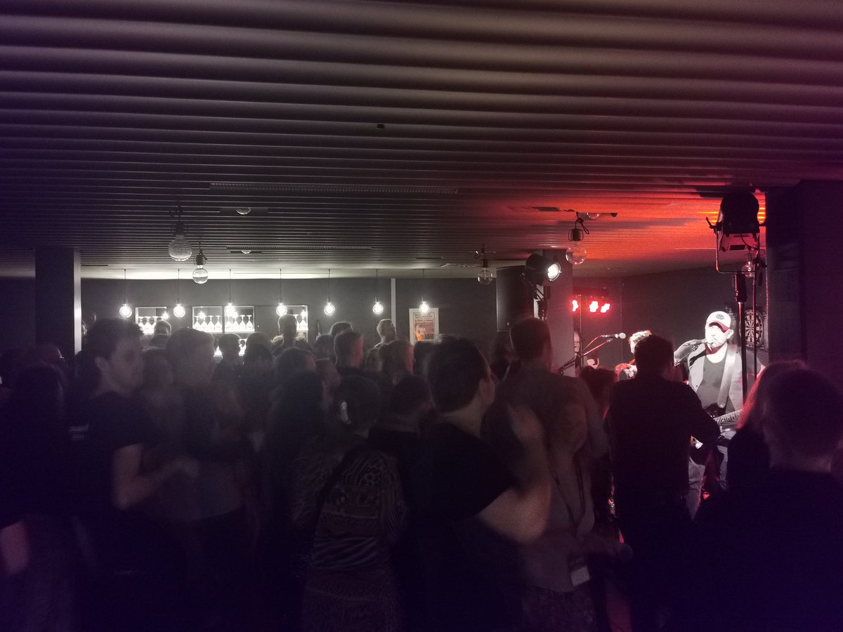 katiabnielsen's tweet photo. If all else fails, the Danish science ed community sure knows how to throw a party! #DSE #IND at #BBDK22 https://t.co/xEH63TQnyM