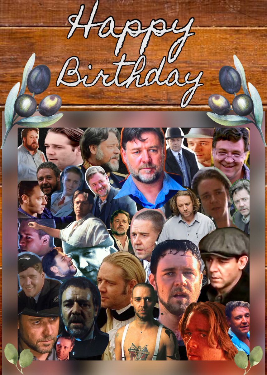 MaryKayH188's tweet image. Happy happy Birthday @russellcrowe!
You have been a reason to smile, laugh, cry, learn, read, care, travel, and love…
Bless the day you were born.  Men who inspire others are special indeed.
I wish you health, love and success this year.
Have a wonderful birthday today.
♥️🎂♥️