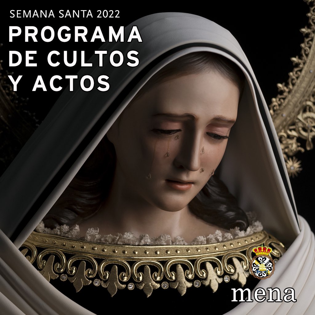 Descargar el programa de cultos y actos de la Semana Santa 2022: bit.ly/3IMyoIf 

#CofradiasMLG #Malaga