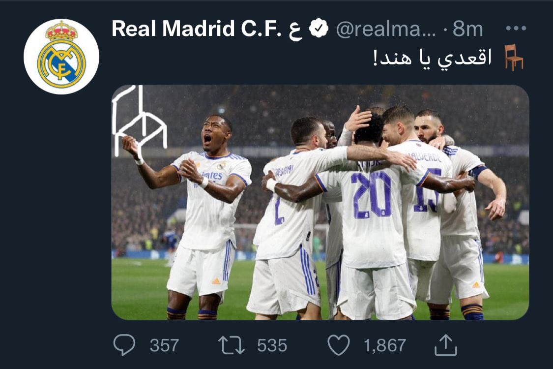 YarubEng's tweet photo. #ريال_مدريد ❤️ https://t.co/Z81kDzVAUL