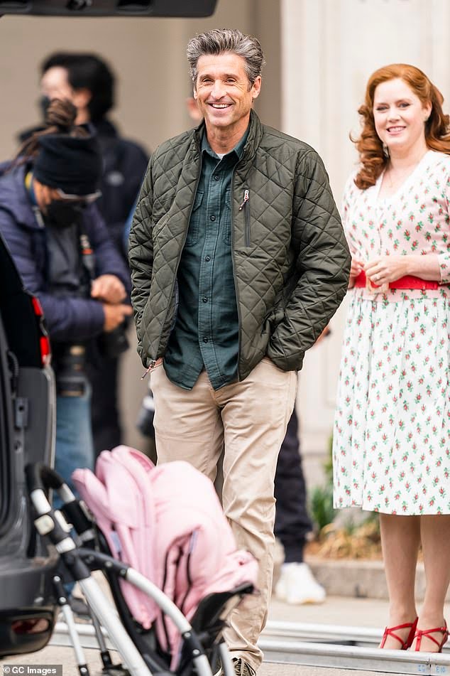galleryadamss's tweet photo. #NEW | More photos of Amy Adams and Patrick Dempsey on the set of 'Disenchanted' in Ireland last year. ♥️ https://t.co/D7To7FNLJz