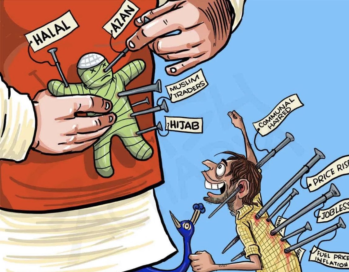 Umairkhusro's tweet image. मजहब नहीं सिखाता आपस में बैर रखना 
This is what happens when a #religion is not merely practiced by faith, but also #dictated by force. 
This #hatred will turn you &amp;amp; your
children into criminals.
#IslamophobiaInIndia