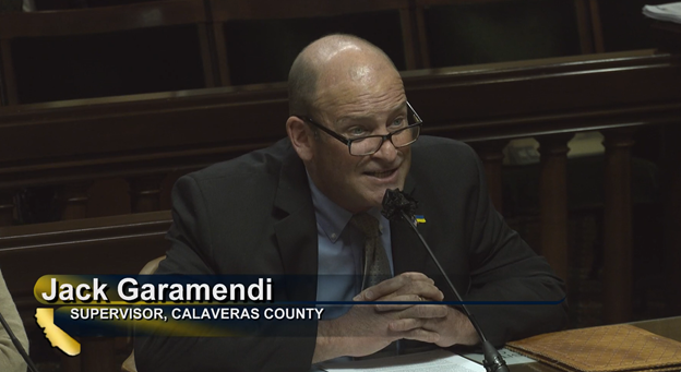 RuralCounties's tweet photo. Today #CalaverasCounty Supervisor & #GoldenStateConnect Authority (GSCA) Chair Jack Garamendi testified before the CA Assembly Communications & Conveyance Committee emphasizing the importance of funding municipal, open-access #broadband & the efforts of GSCA to connect #ruralca. https://t.co/fFygpkQ1tv