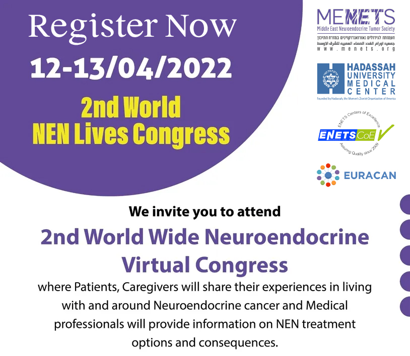MiddleEastNETS's tweet image. Join us for the worldwide neuroendocrine virtual congress on 12-13 April 2022. Register now at landingpages.e-med.co.il/en/menet12-130…
#MENETs #NETs #NETCancer