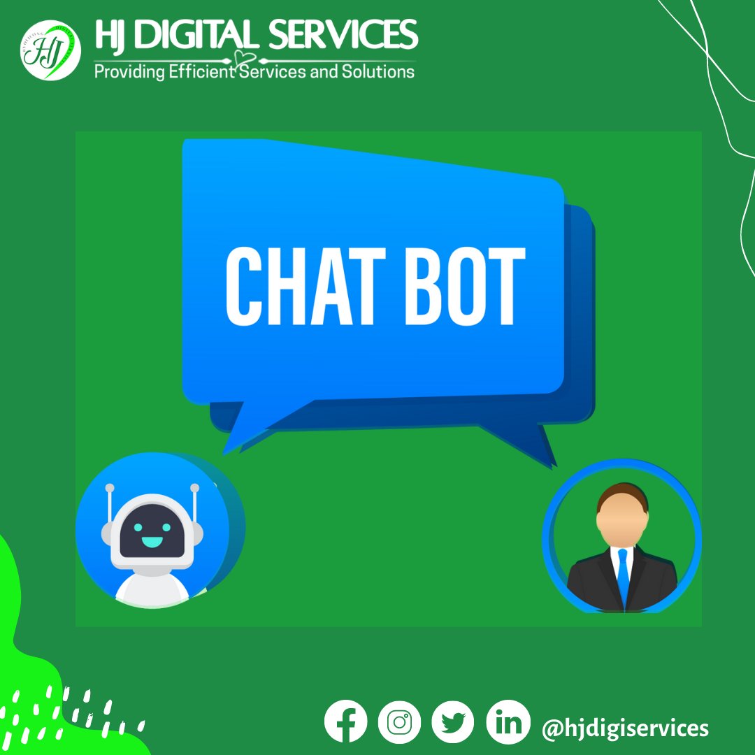 hjdigiservices's tweet image. Do you want to have a chatbot on your social media? 

If you are a business owner or a marketing executive, you must keep an eye on ‘Chatbots’. The chatbot is the future of Digital Marketing. 🦾🦿🗣️

#hjdigitalservices  #chatbotmaker  #chatbot #bot