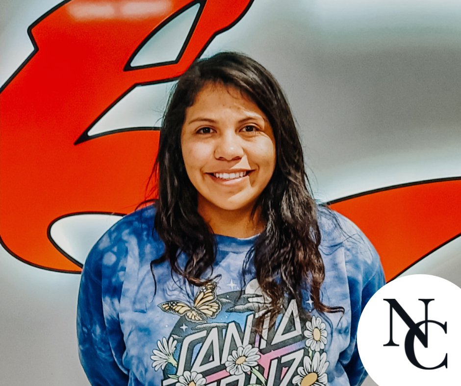 NCCC's tweet photo. Andrea Harlan a 2nd year student, is our student spotlight of the week.  Andrea, is a member of the NCCC softball team and part of the #Adulting club. Andrea plans to graduate with an Associates of Science and then transfer to Wichita State University. 

#SHOknowssuccess https://t.co/Bt5gCQtK5h