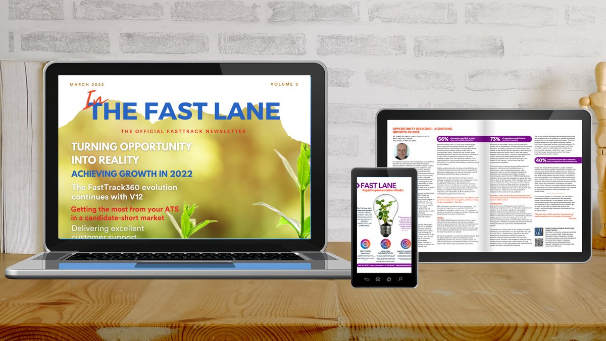 What three fundamentals are critical to staffing agency success? 
How can you get the most from your ATS? 
What does excellent customer support look like? 
We explore these topics, and more, in FastTrack's latest newsletter. Read now at: bit.ly/3KdlwMH