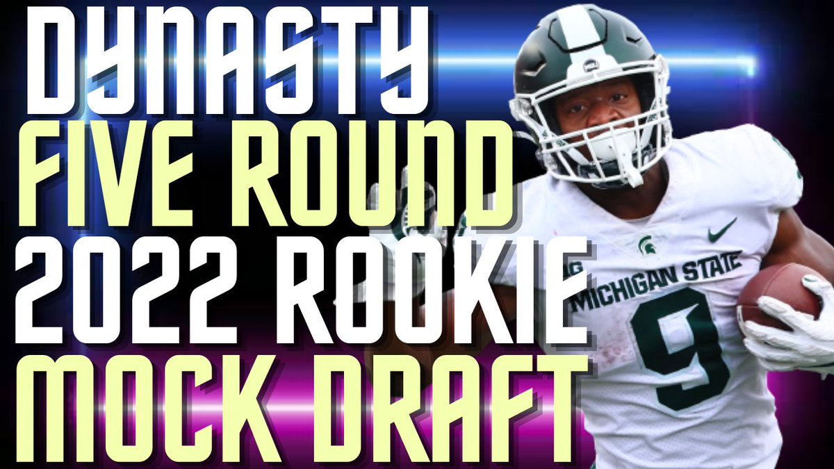 Dropped the first ever 5-ROUND rookie mock on the channel today. Check it out.

Watch:youtu.be/DcKsPU3A2rI

Why aren't you subscribed yet?

<a href="/MyFantasyLeague/">MyFantasyLeague.com</a>