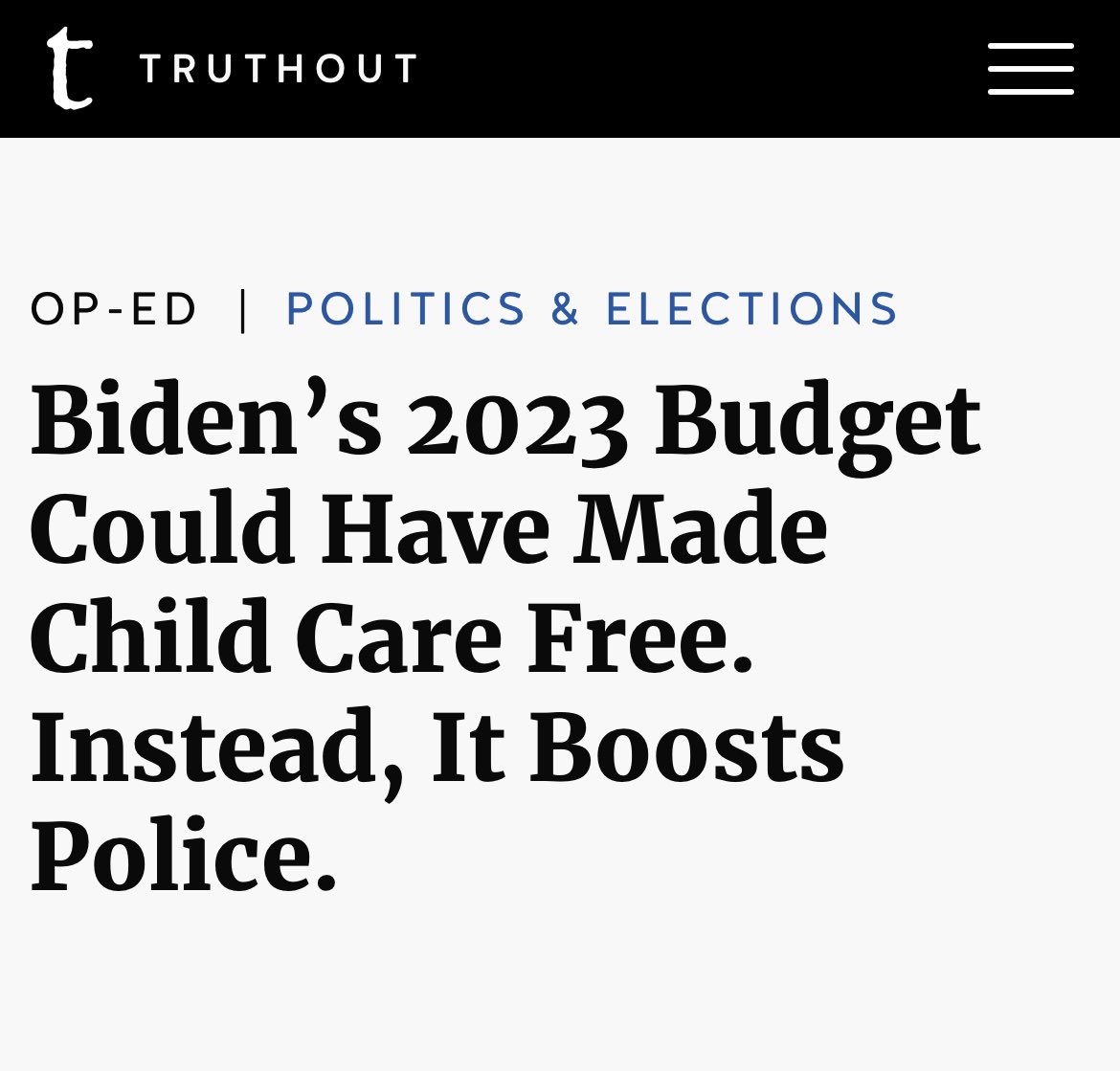 “Nothing will fundamentally change” - Joe Biden
