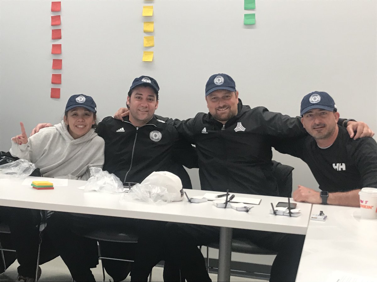 CFJNorthShore's tweet photo. Coaches completed the club’s team building task this past weekend at our Spring pre-season staff meeting. Congrats to the following staff group who were victorious! Which player group won the overall competition? Stay tuned as summarize the results! https://t.co/t0CAXFhxB5