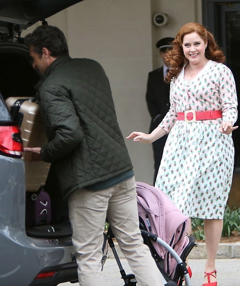 galleryadamss's tweet photo. #NEW | More photos of Amy Adams and Patrick Dempsey on the set of 'Disenchanted' in Ireland last year. ♥️ https://t.co/QETM9gedNs