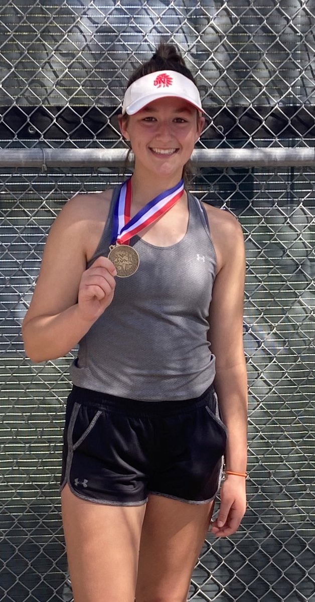 JNSportsNation's tweet photo. Kate Bryant is your District 6-3A Tennis Singles Champion!!! #jnnation https://t.co/TSONivrbry