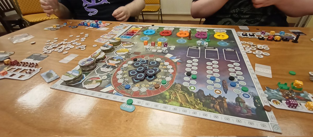 halesowenBG's tweet photo. Playing tonight #originsfirstbuilders @BoardAndDice #boardgames #tabletopgames #halesowen https://t.co/tRTdHIenvR
