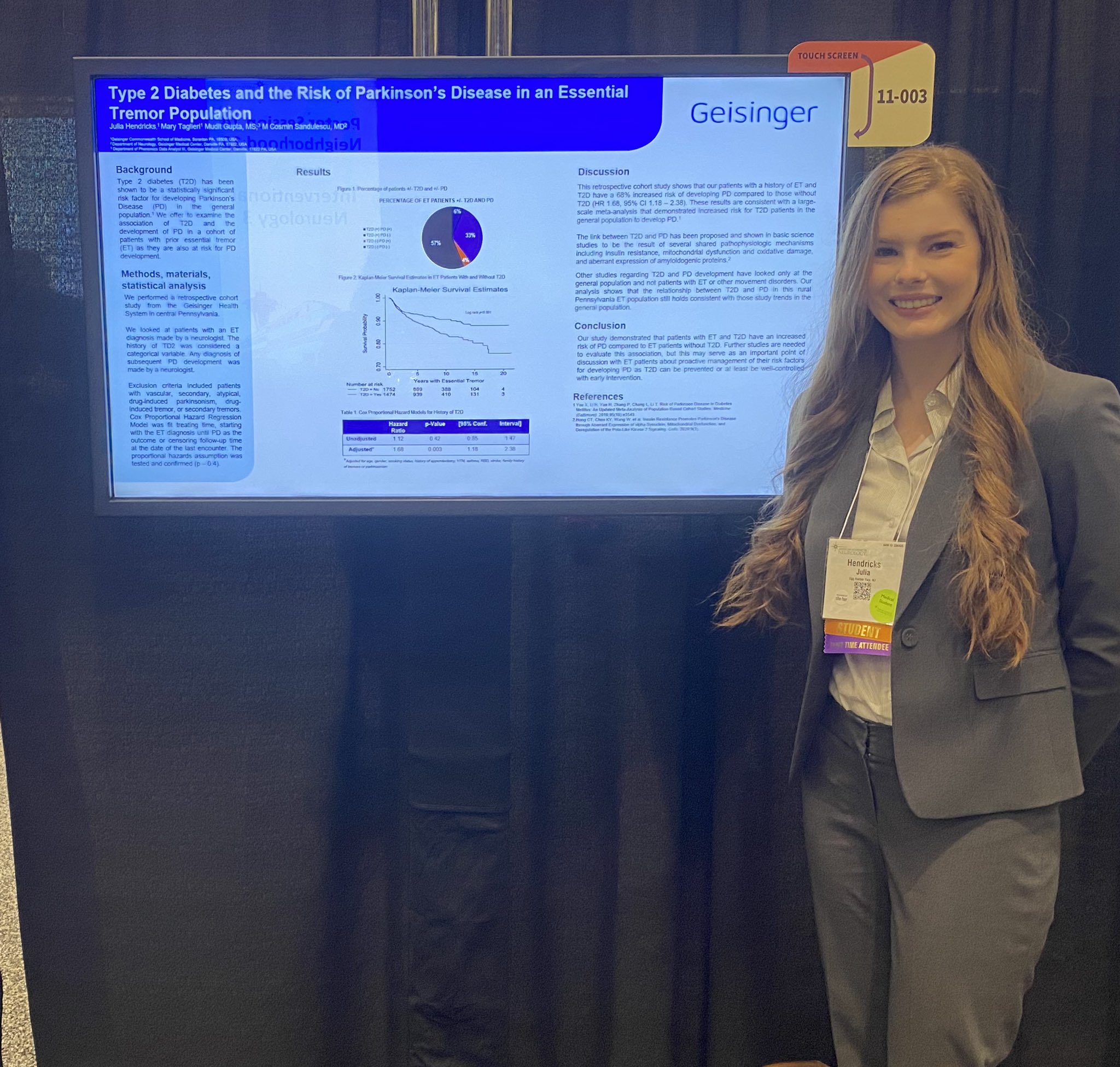 Julia Hendricks on Twitter "It was truly an honor to present my team’s