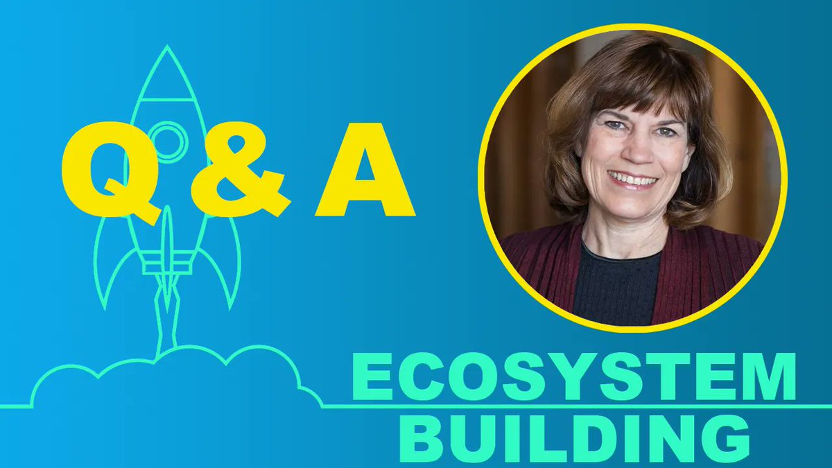 Maria Meyers - Learn from one of the first startup ecosystem builders, she answers some great questions from the Fort Worth startup community on how to build a more robust local startup scene. Video here:  buff.ly/3NLPgCq