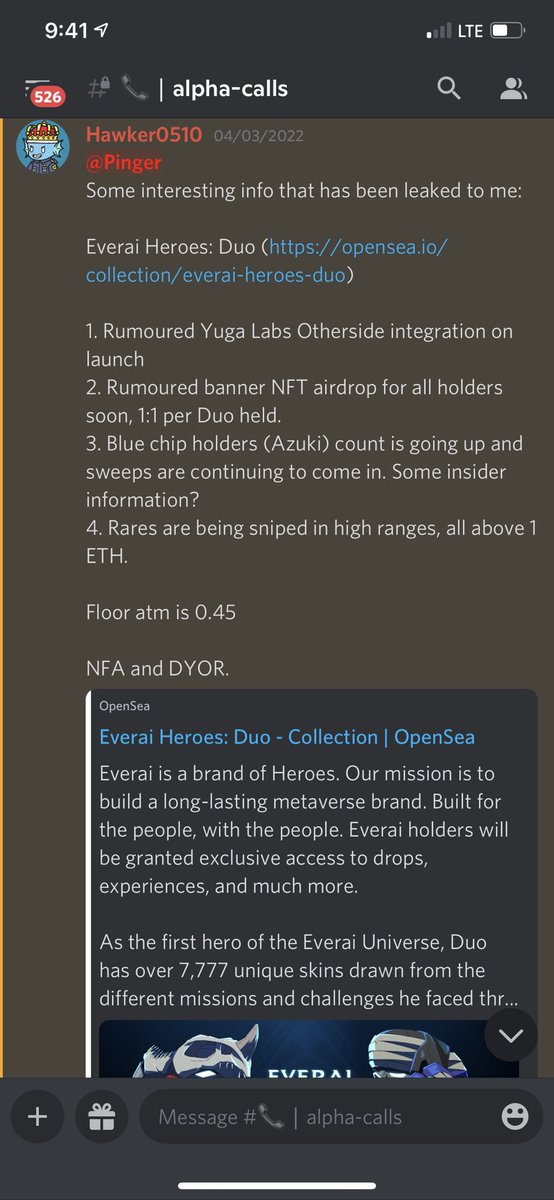 WhiteLinks_NFT's tweet photo. A clean 2x call coming from one of our Alpha Callers @Silveira_EA!

The alpha is too good🥶 https://t.co/eZys14EqSs