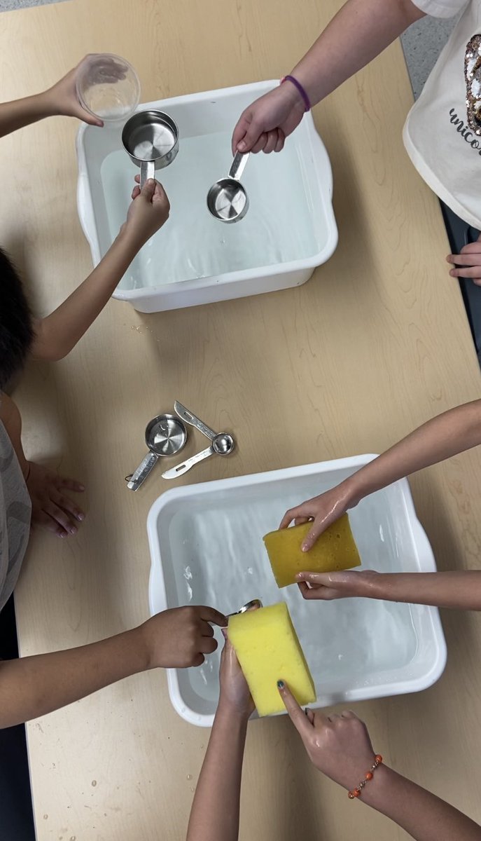 _msdistracted's tweet photo. Today we explored liquids in Science. We may have made a little mess but hey, learning can be messy sometimes. @RCSD_No81 @StAugustineRCSD https://t.co/t4MM34niMY