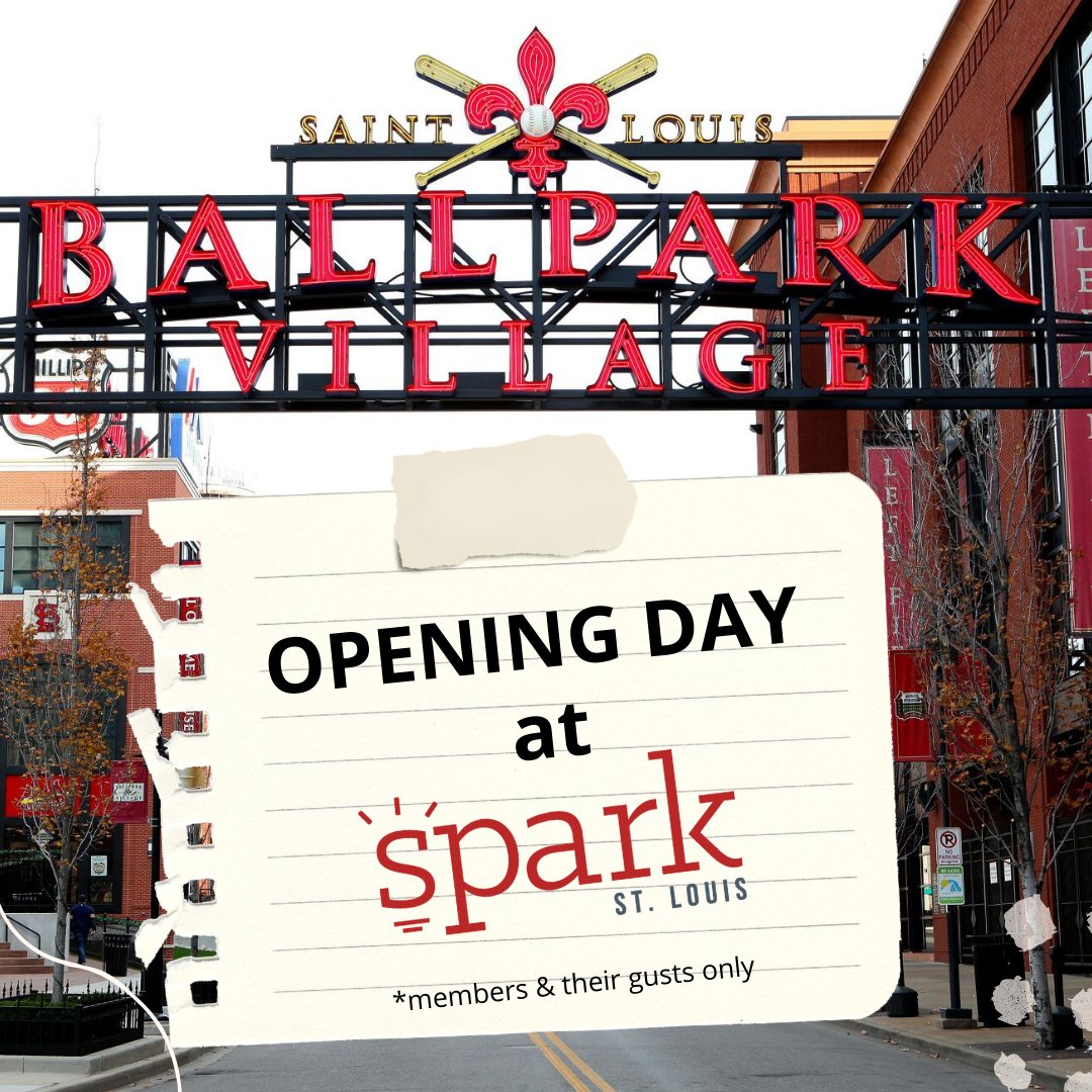 sparkstlouis's tweet image. We are so excited for our 1st full @Cardinals season at #SparkSTL. Tomorrow we are celebrating with our members &amp;amp; their guests only for #OpeningDay. Walk-in Day Passes &amp;amp; tours will not be available. Interested in Day Passing with us on future game days? Reach out to reserve! ⚾️