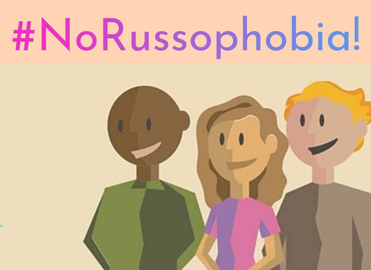 NoRussophobia's tweet photo. #NOBODY should be #discriminated against because of their #nationality! 

#NoRussophobia! #HumansToo!  🌏🕊️ https://t.co/xpQvEHcTQ6