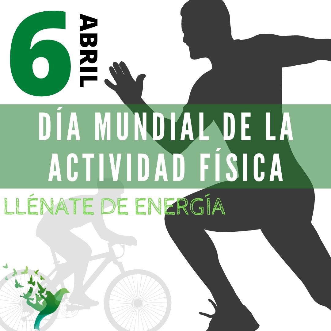 jgolalde's tweet photo. Hoy 6 de abril DÍA MUNDIAL DE LA ACTIVIDAD FÍSICA, te invitamos a hacer conciencia de la importancia de romper con el sedentario y la inactividad.
⛹🏻🤾🏿🏋🏼‍♀️
#6abril #diamundialactividadfisica https://t.co/FeyoAj3Cdd