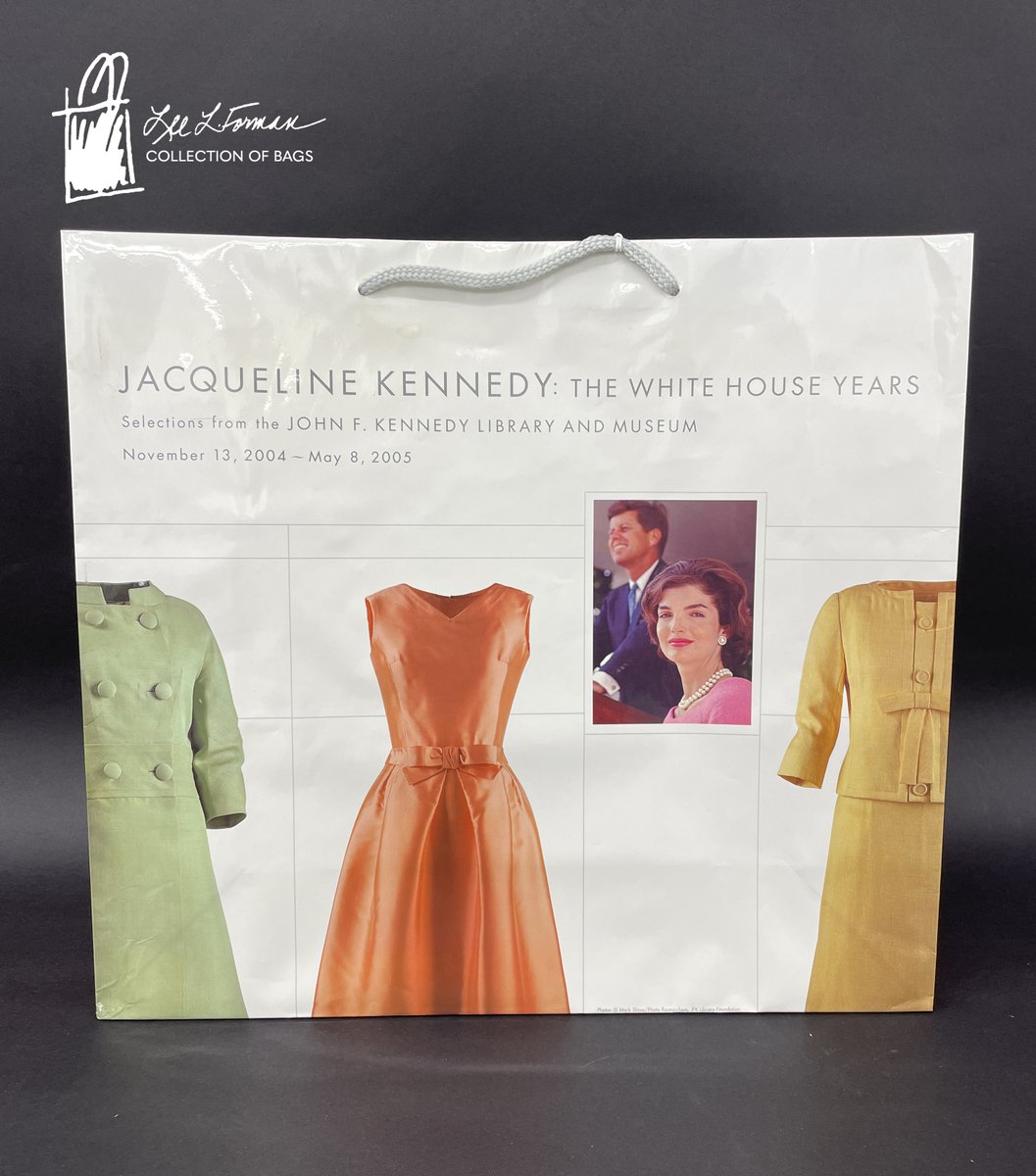 98/365: In 2001, the Met Costume Institute created a touring exhibit featuring 80 outfits and accessories from Jacqueline Kennedy Onassis, marking the 40th anniversary of when she became First Lady. This bag is from the Field Museum in Chicago, which hosted the exhibit in 2004-2005. 