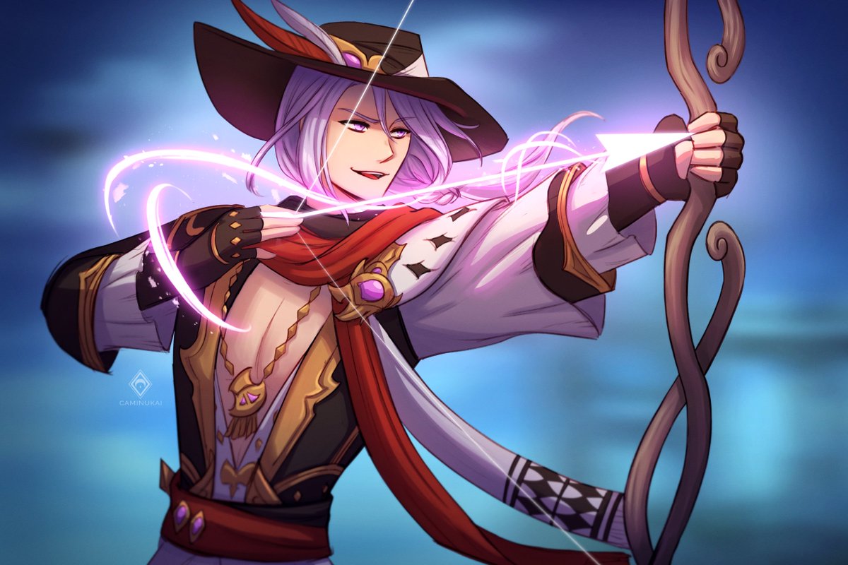 Caminukai's tweet photo. "Who? Me!? You can't be serious..."

Bard Hythlodaeus is here! What other #FFXIV character should I draw in their job attire? 👀✨

#FF14 https://t.co/eiReWxQL6z