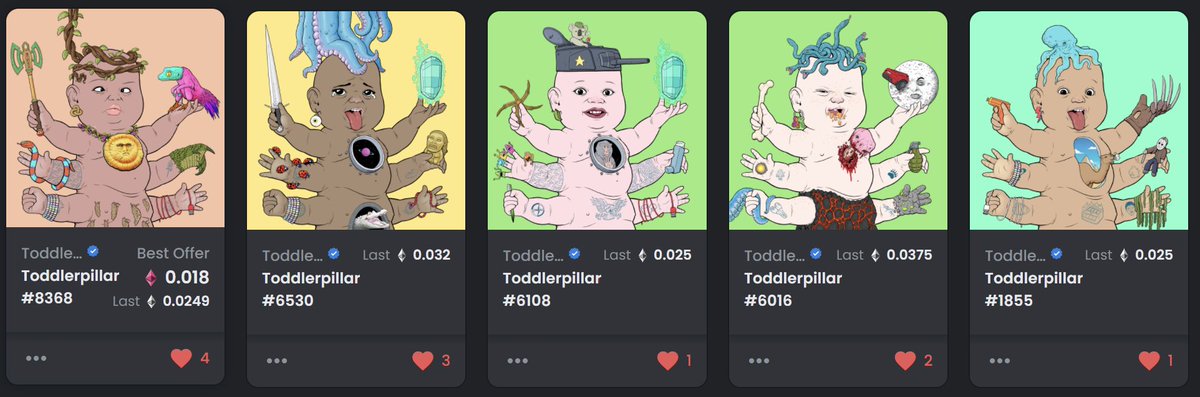 Just grabbed 5 <a href="/toddlerpillars/">Toddlerpillars</a>! Where's the fam at?!