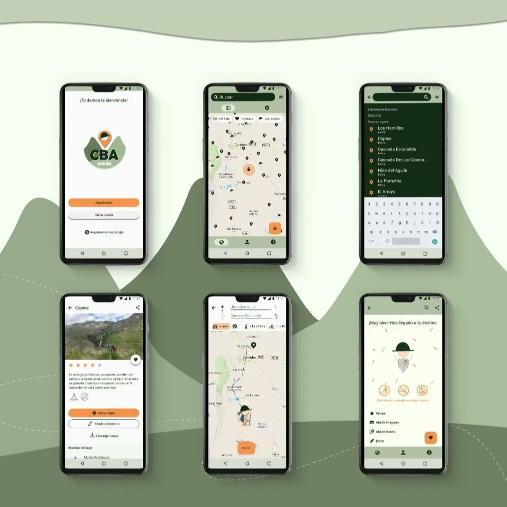 CataKovacsy's tweet photo. Terminé mi proyecto para el curso de Diseño UX/UI con una app para visitar lugares naturales en la provincia de Córdoba, ahora que se la juegue @turismocba y la haga funcionar 🙏🏻 https://t.co/lhtqSkwMel
