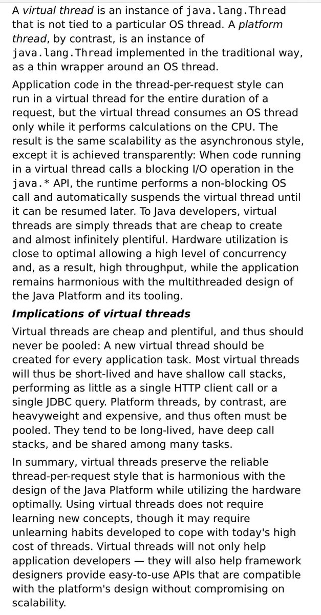 migueldeicaza's tweet image. This is pure gold.   We struggled with threadpool deadlocks in Mono and  .NET and this Java solution is perfect: