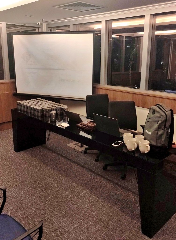 VMUG RS pronto para começar.