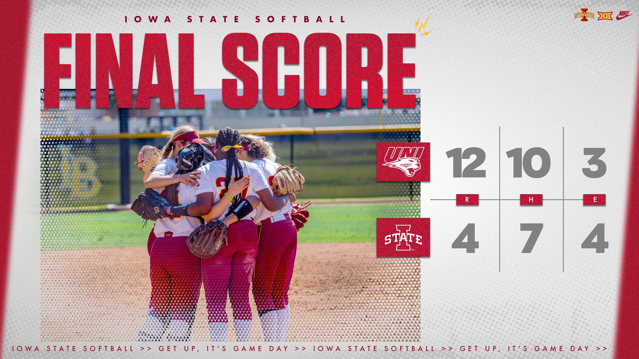 Iowa State Softball on Twitter "Final. 🌪🥎🌪 https//t.co/xwnQbLMDXj