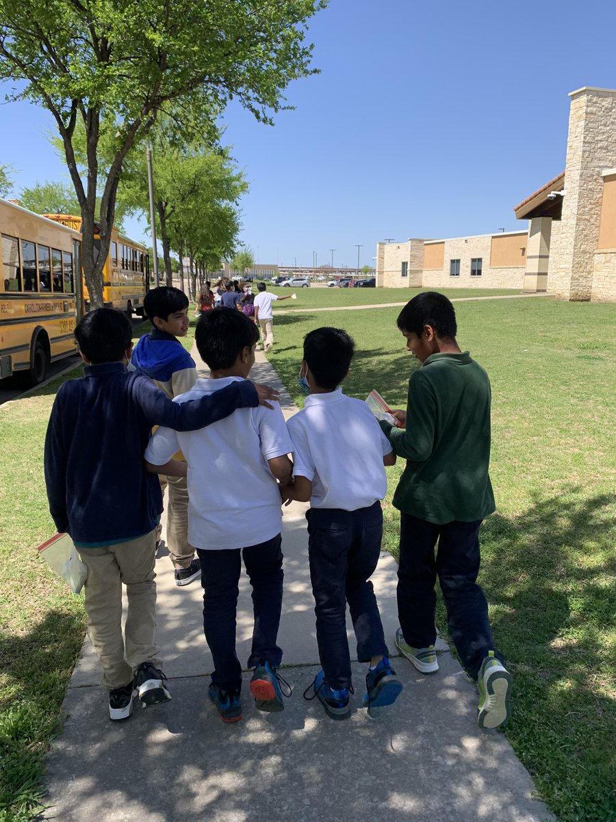 Happy National Walking Day!! We went out and took a leisurely walk around our school building, enjoyed the sunshine, and wrote positive messages on the sidewalk along the way. Sidewalk pictures to follow… stay tuned! #NationalWalkingDay <a href="/LaVillitaElem/">La Villita Elementary School</a> <a href="/LAV4thGrade/">LAV4thGrade</a> <a href="/CFBISD/">Carrollton-Farmers Branch ISD</a>