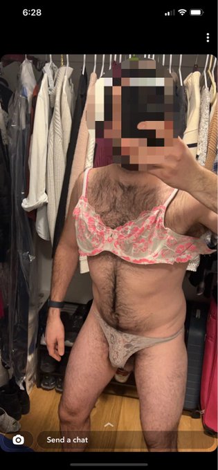 Retweet Game!!  Look at my little bitch boy getting off in his wife&rsquo;s lingerie. 😅 He looks fucking ridiculous<a href="/tag/retweeet"class="tags"><span>#retweeet</span></a><a href="/tag/finsub"class="tags"><span>#finsub</span></a><a href="/tag/cashfag"class="tags"><span>#cashfag</span></a><a href="/tag/walletrince"class="tags"><span>#walletrince</span></a>