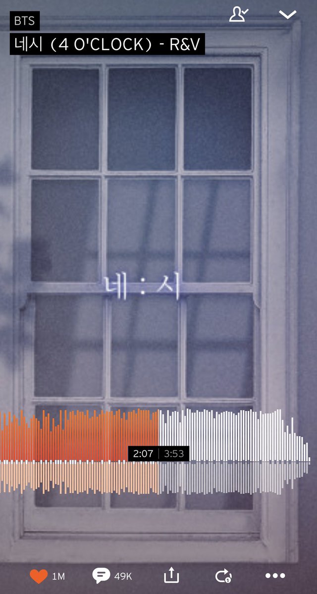 _nana_v's tweet photo. @VTeamBase Track 4: 4 O’Clock #SoundcloudPartae
I'm currently listening to #V_ChristmasTree #ChristmasTree by #V the OST of the year @BTS_twt https://t.co/Ax9GS5ykzv