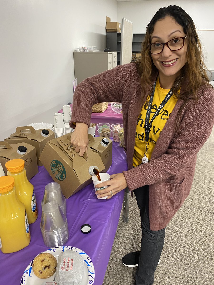 Today <a href="/ReevesElem/">Reeves Elementary School</a> celebrated our paraprofessionals. We love them more than words could ever express. #ReevesAchieves