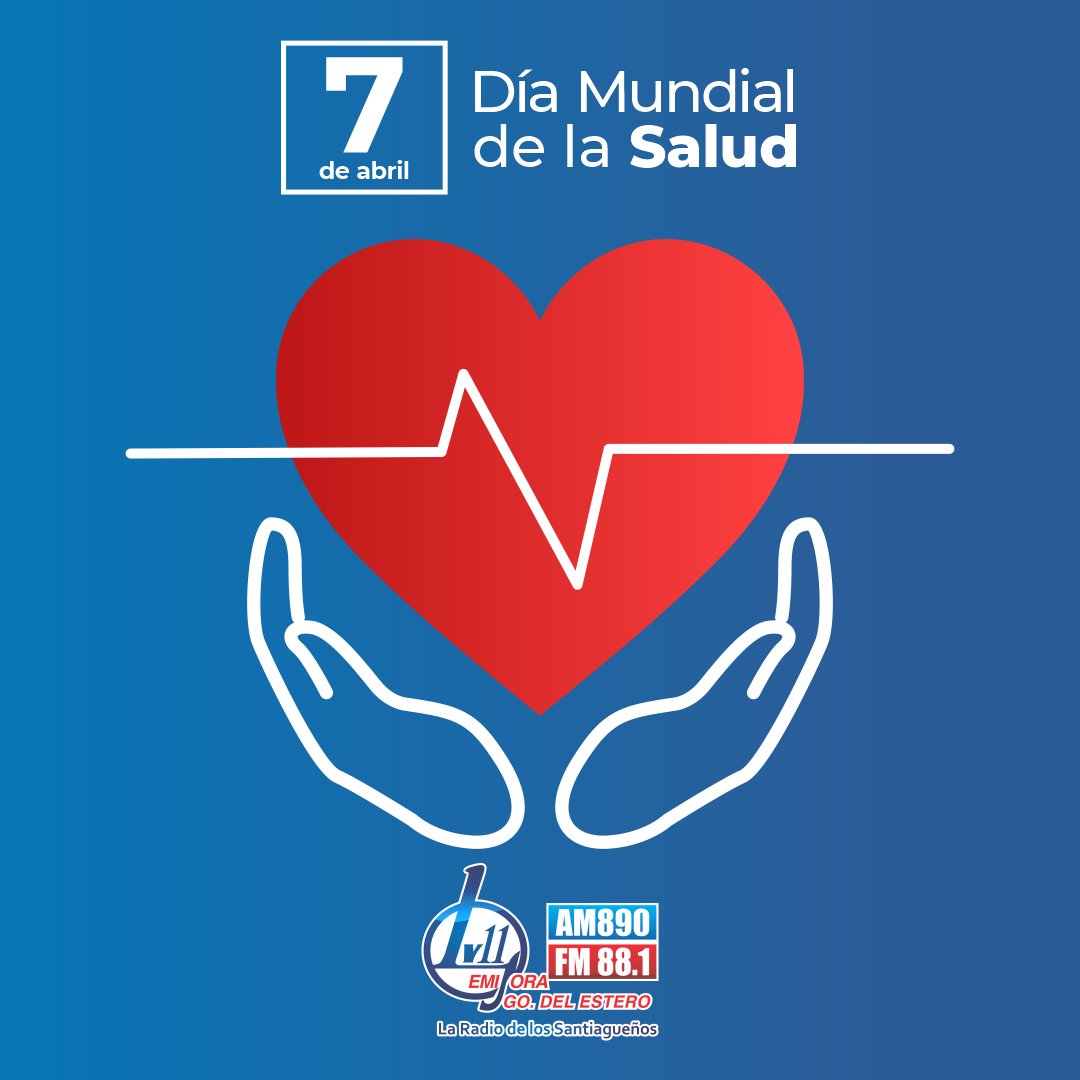 #RadioLV11 |⭕ Este 7 de abril, la OMS dirigirá una campaña sobre las medidas urgentes que se necesitan para mantener la salud de los seres humanos y del planeta e incentivar así a un cambio real. 🤲🌱

La misma se realizará bajo el lema: "Nuestro planeta, Nuestra Salud"🌎
