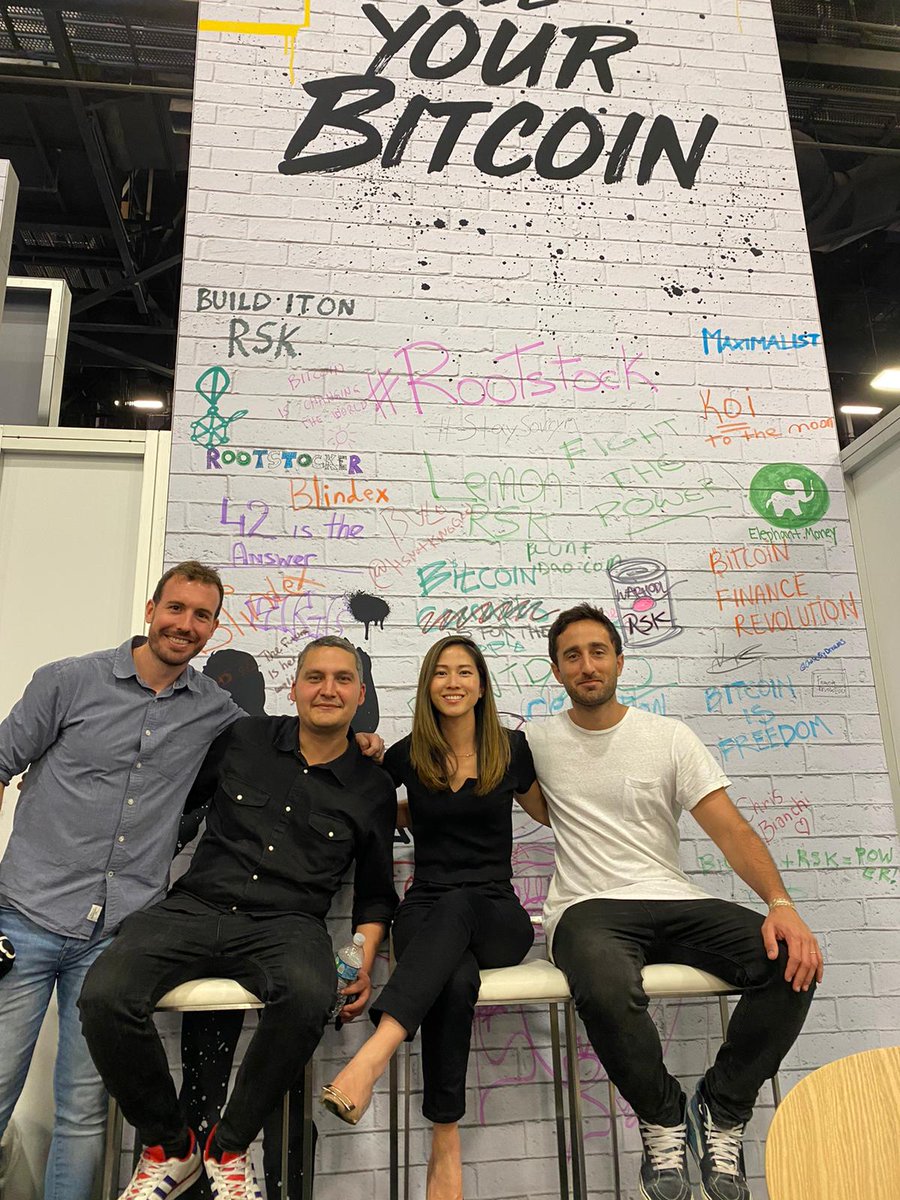 rootstock_io's tweet photo. 👉Stand 940 is the place to be at @TheBitcoinConf
Meet the RSK #DeFi Ecosystem and learn how you can #UseYourBitcoin for
-Borrowing + lending
-Staking
-Yeild farming
& more!
@moneyonchainok @SovrynBTC @Liquality_io @babelfishmoney @CarnavalArtNFT @BullaNetwork https://t.co/E15yQI8HfM