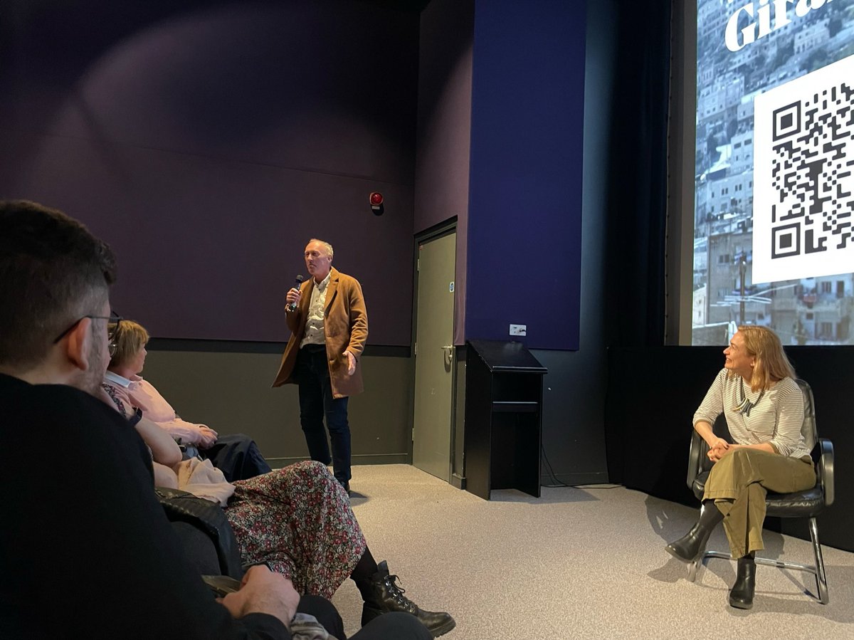 kacmazgul's tweet photo. And special thanks to our pro VC Prof Chris Johnson for opening our ⁦@ArchMsc⁩ exhibition ⁦@QFTBelfast⁩ tonight. It can be visited due 27 April. #cinearch studio https://t.co/JVzLrjK2PC